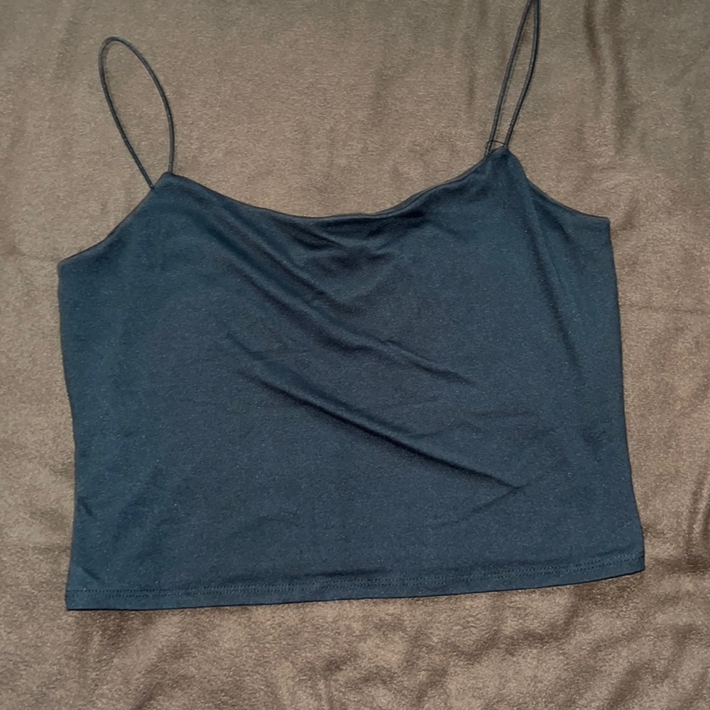 Black Crop Top. Size: L. Brand: Gaze